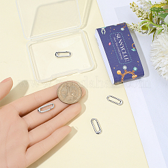 6Pcs Brass Oval Spring Gate Rings&nbsp;KK-SC0007-46