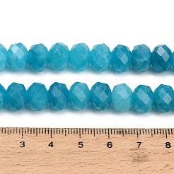 Faceted Dyed Natural White Jade Beads Strands&nbsp;GG-CBAE966-01B-N