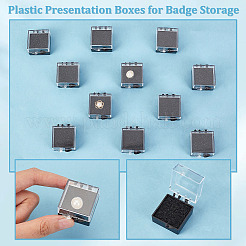 Plastic Presentation Boxes for Badge Storage & Display&nbsp;AJEW-WH0502-09