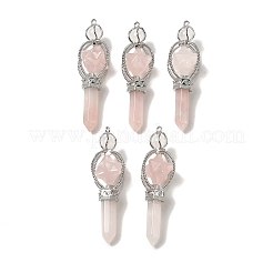 Natural Rose Quartz Dowsing Pendulums&nbsp;G-C095-01P-04