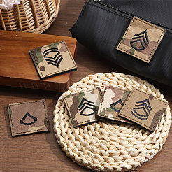 6Pcs 3 Styles Polyester Epaulette Camouflage&nbsp;PATC-FH0001-27B