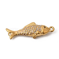 304 Stainless Steel Enamel Fish Connector Charms&nbsp;STAS-B128-55G