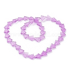 Transparent Glass Bead Strands&nbsp;EGLA-C002-A03
