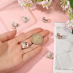 6Pcs Handmade Porcelain Beads&nbsp;PORC-CA0001-22