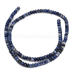 Natural Sodalite Beads Strands&nbsp;G-L635-A21-4x2mm
