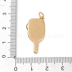 304 Stainless Steel Micro Pave Cubic Zirconia Pendants&nbsp;STAS-D305-02G-E