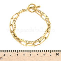 304 Stainless Steel Multi-strand Bracelets&nbsp;BJEW-U023-05G
