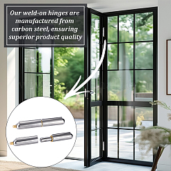 Steel Weldable Teardrop Hinge&nbsp;AJEW-WH0643-281A