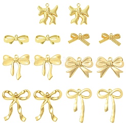 14Pcs 7 Styles Rack Plating Brass Pendants&nbsp;KK-TA0002-89