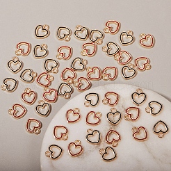 100Pcs 2 Colors Alloy Enamel Charms&nbsp;ENAM-SZ0002-21