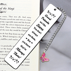 1Pc Stainless Steel Bookmarks&nbsp;AJEW-CP0009-82