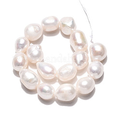 Natural Cultured Freshwater Pearl Beads Strands&nbsp;PEAR-N028-07