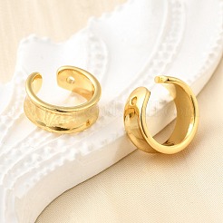 Brass Cuff Earrings&nbsp;EJEW-K309-16G