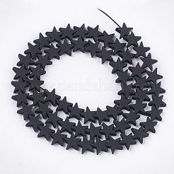 Spray Painted Non-magnetic Synthetic Hematite Beads Strands&nbsp;G-T116-21-17