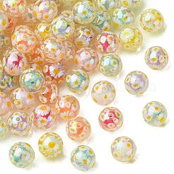 Plating Transparent Acrylic Beads&nbsp;TACR-CJC0001-12