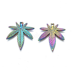 Rack Plating Rainbow Color Alloy Pendants&nbsp;PALLOY-S180-365