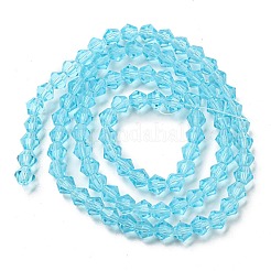 Transparent Glass Beads Strands&nbsp;GLAA-F029-4mm-20