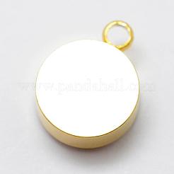 Electroplated Natural Druzy Agate Charms&nbsp;G-P321-04G