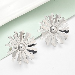 304 Stainless Steel Stud Earrings&nbsp;EJEW-Z098-21P