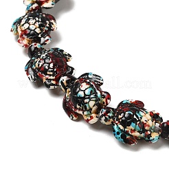 Synthetic Turquoise Dyed Beads Strands&nbsp;LS-G-P507-05F