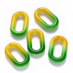 Two Tone Opaque Acrylic Linking Rings&nbsp;OACR-S036-006B-M05