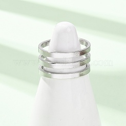 304 Stainless Steel Cuff Open Rings&nbsp;RJEW-P176-01P