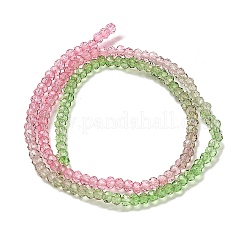 Transparent Painted Glass Beads Strands&nbsp;LS-DGLA-A034-T2mm-A18