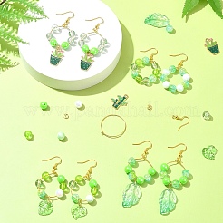 Acrylic Bead DIY Earring Making Kits&nbsp;DIY-FS0006-67A