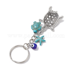 Tibetan Style Alloy Tortoise Keychains&nbsp;KEYC-JKC00964-01