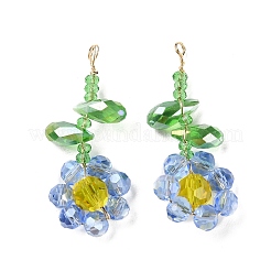 Glass Beaded Pendants&nbsp;GLAA-C028-06A