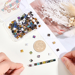 180Pcs 10 Styles Electroplate Glass Seed Beads&nbsp;SEED-PA0001-32