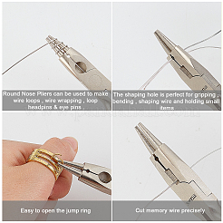 3Roll 3 Style Round Copper Jewelry Wire&nbsp;CWIR-SC0001-01