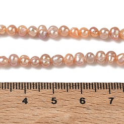Natural Cultured Freshwater Pearl Beads Strands&nbsp;PA-CBAC463-16