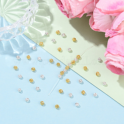 60Pcs 2 Colors Brass Hollow Beads&nbsp;KK-YW0003-67