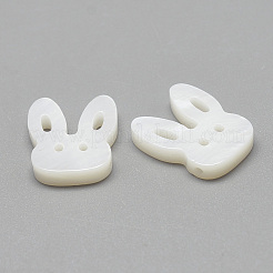 Bunny Natural Freshwater Shell Beads&nbsp;X-SHEL-T007-18
