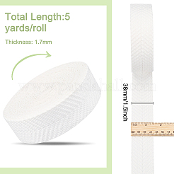 Polycotton Ribbons&nbsp;SRIB-WH0011-073C