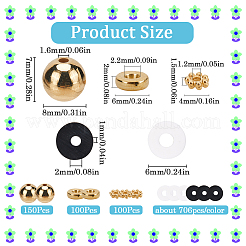 Handmade Polymer Clay Beads with CCB Plastic Beads  Jewelry Making Findings Kit&nbsp;DIY-SC0025-51