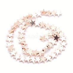 Electroplate Non-magnetic Synthetic Hematite Beads Strands&nbsp;G-L485-15B-LRG