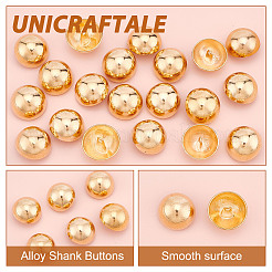 20Pcs 1-Hole Alloy Shank Buttons&nbsp;FIND-UN0002-83MG