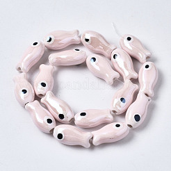 Handmade Porcelain Ceramic Beads Strands&nbsp;PORC-T006-03Q