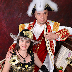 Cloth with Iron Epaulettes Costume Accessories&nbsp;DIY-WH0700-51A