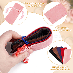 150Pcs 5 Colors Velvet Pen Case&nbsp;AJEW-WA0004-13