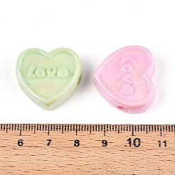 UV Plating Opaque Acrylic Beads&nbsp;OACR-T028-42