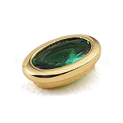 Brass Pave Cubic Zirconia Cabochons&nbsp;CU-CBA30E8-04G-07