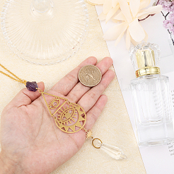 1Pc Clear Glass Bullet Pendant Decorations&nbsp;FIND-CA0007-59