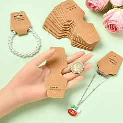 150Pcs Cardboard Fold Over Paper Display Hanging Cards&nbsp;CDIS-YW0001-22