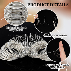 2 Colors Steel Memory Wire&nbsp;TWIR-BBC0001-04B