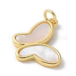 Natural White Shell Pendants&nbsp;KK-P292-13G
