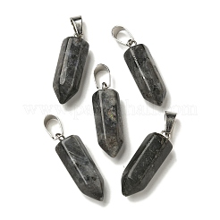 Natural Labradorite Pendants&nbsp;G-Z067-07P-24