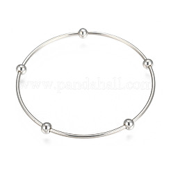 201 Stainless Steel Bangle Sets&nbsp;BJEW-O115-85-1